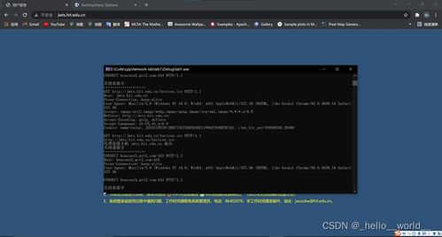 哈工大計算機網絡實驗一 HTTP代理服務器的設計與實現